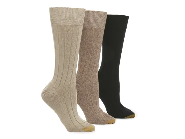 Boys GOLDTOE® 3-Pack Wide-Rib Dress Socks