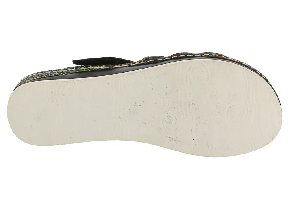 Caiman Wedge Sandal