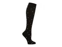 Dancing Dots Women's Compression Knee Socks