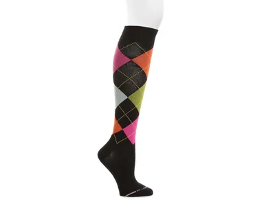 Argyle Women's Compression Socks