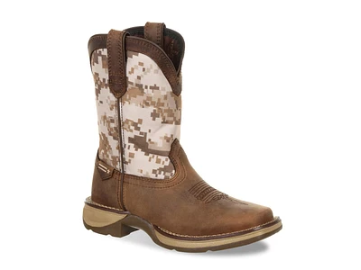 Lil' Rebel Desert Camo Cowboy Boot - Kids'