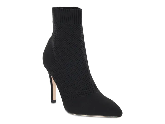 dsw black sock booties