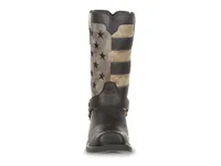 Faded Flag Cowboy Boot