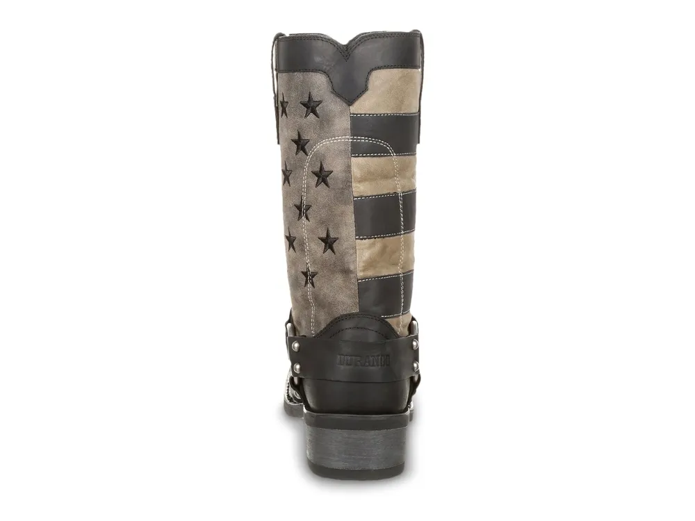 Faded Flag Cowboy Boot