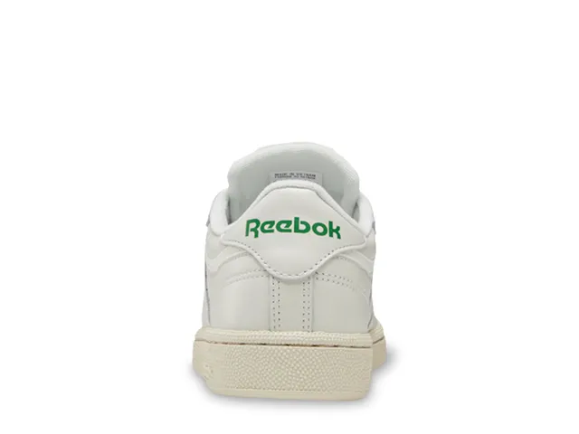  Reebok Women's Club C 85 Vintage Sneakers,  Chalk/Alabaster/Glen Green, 5