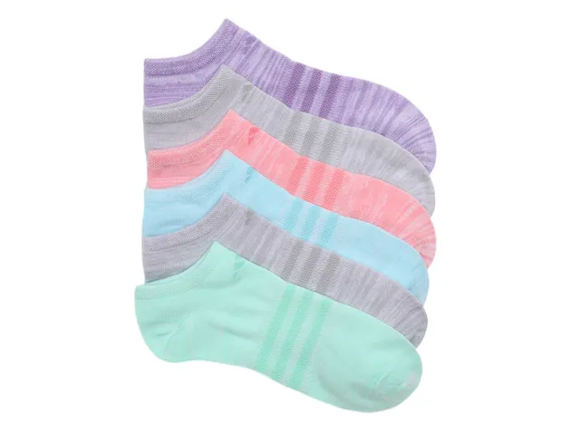 Hanes Ultimate Soft And Lightweight 6 Pair Plus Tall No Show Socks