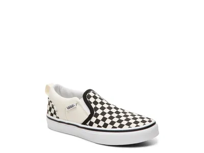 Asher Checkboard Slip-On Sneaker - Kids'