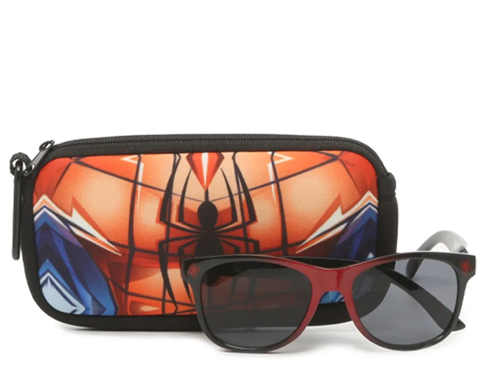 Spiderman Kids' Sunglasses & Pouch