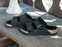 Arizona Shearling Slide Sandal