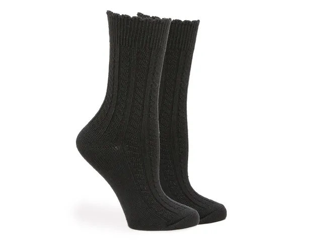 Earth Therapeutics Aloe Socks - Double Pack - Gray/Black (2 Pairs)