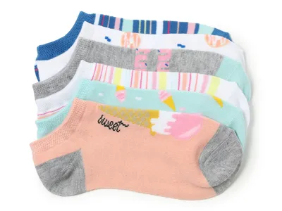 Summer Sweets Women's No Show Socks - 6 Pack