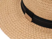 Straw Band Panama Hat