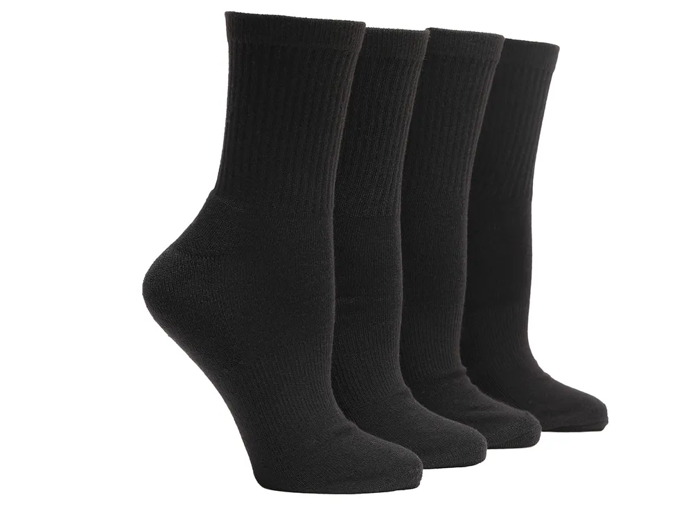 Crown Vintage Solid Women's Ankle Socks - 5 Pack - Free Shipping