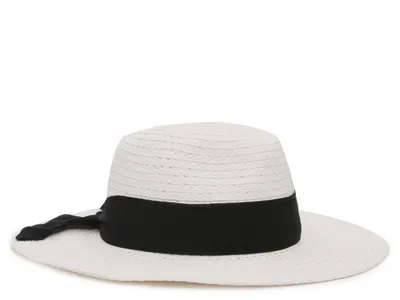 Straw Ribbon Panama Hat
