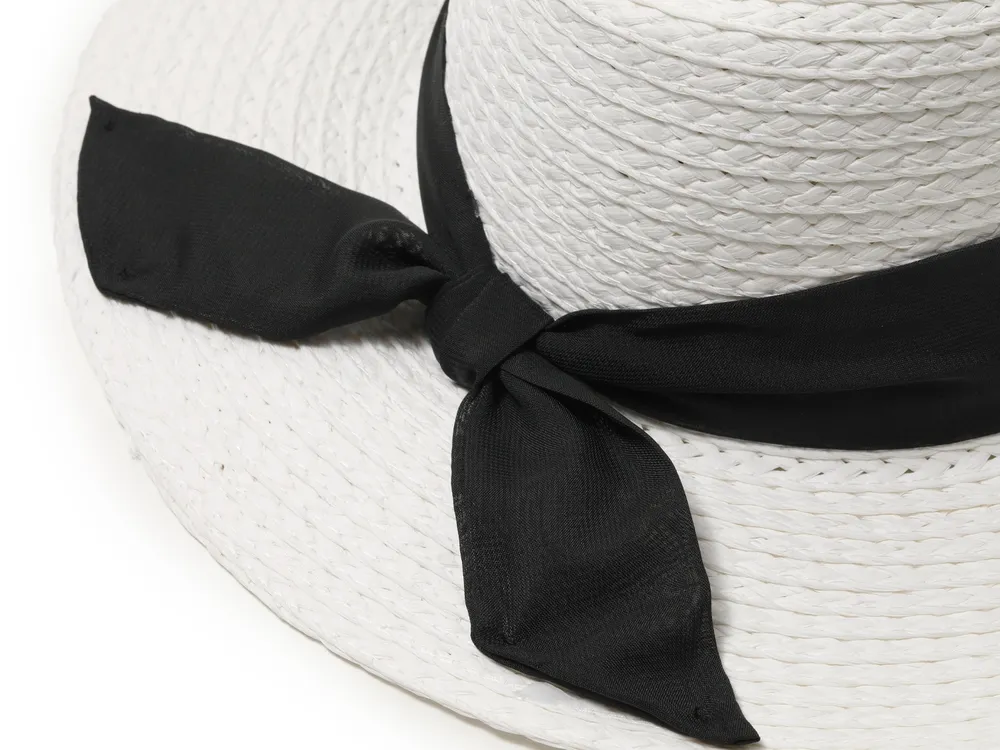 Straw Ribbon Panama Hat
