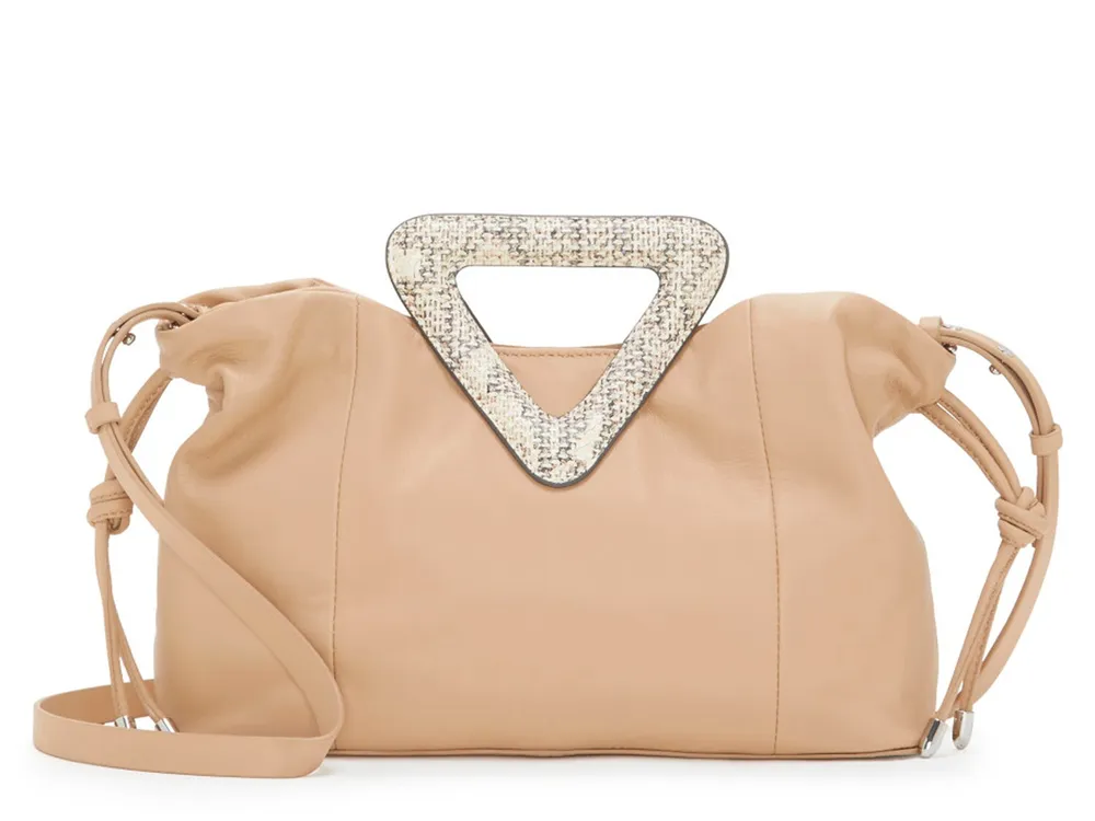 As Is Vince Camuto Corla Saddle Crossbody 