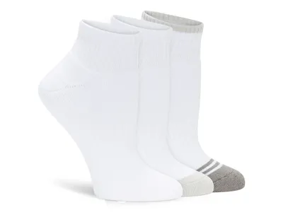 Powder Cush Women's Quarter Ankle Socks - 3 Pack