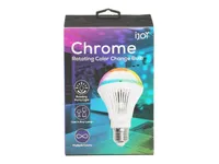 Chrome Rotating Color Change Light Bulb