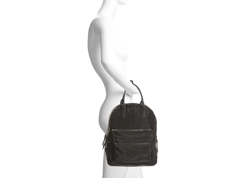 Nylon Double Handle Backpack