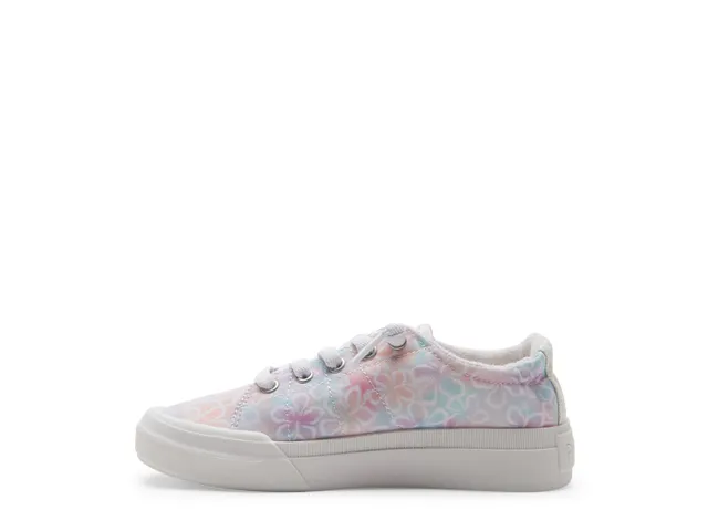 Womens Roxy Rae Slip On Casual Shoe - White / Confetti Cake