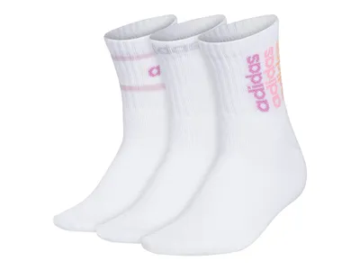 Sport Linear Women's High Quarter Ankle Socks - 3 Pack