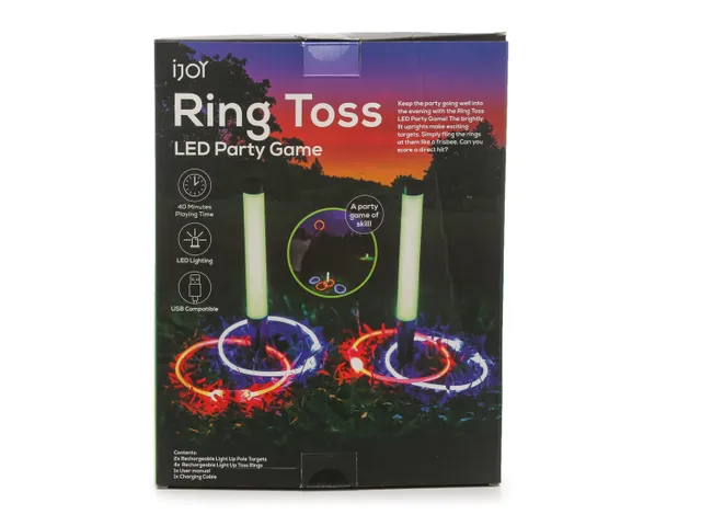 The Glow In The Dark Pumpkin Ring Toss Game Is An October Favorite!