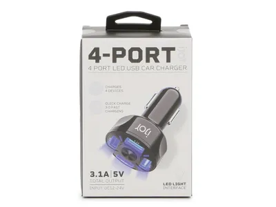 4 Port Universal Car Charger