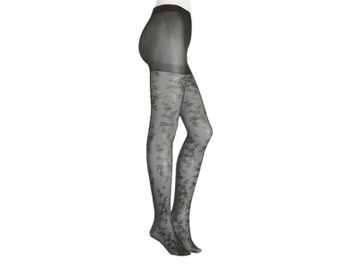 Floral Jacquard Women's Tights