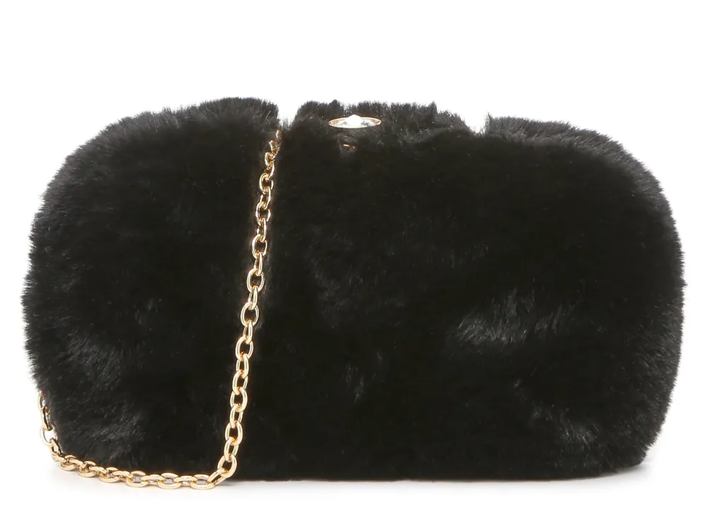 Kelly & Katie Curves Crystal Clutch | Women's | Gold Metallic | Size One Size | Handbags | Clutch | Shoulder Bag