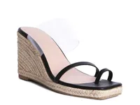 Clear Path Espadrille Wedge Sandal