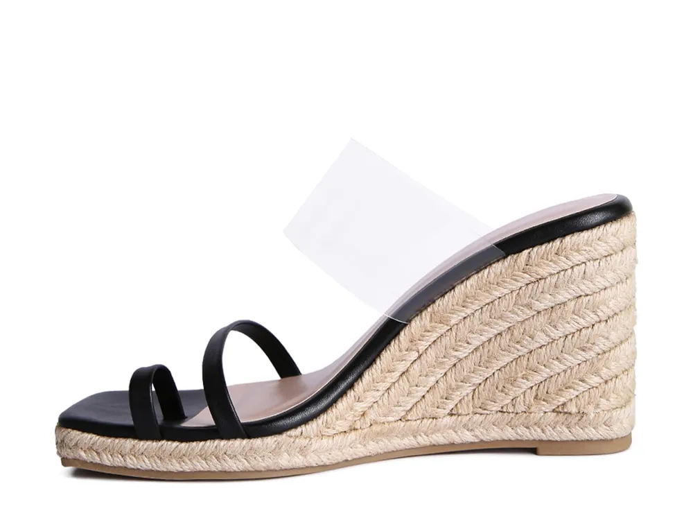 Clear Path Espadrille Wedge Sandal