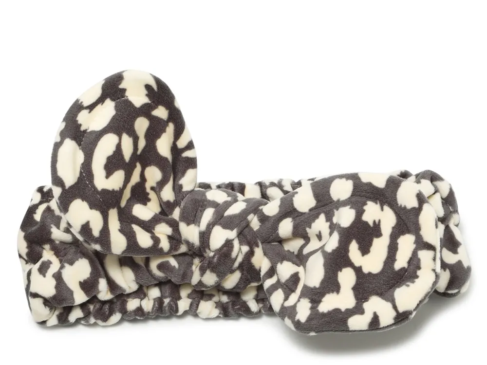 Leopard Bow Spa Headband