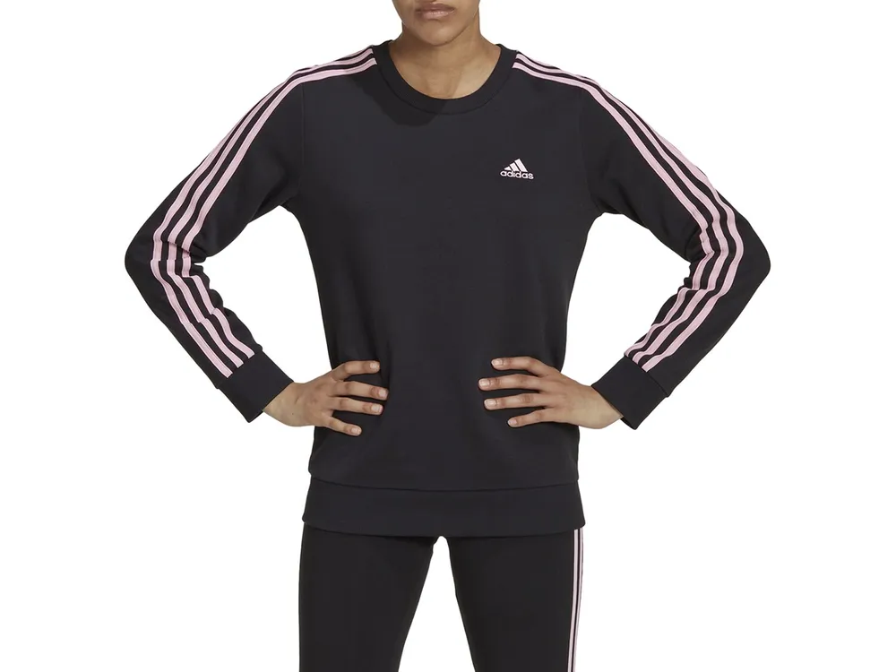 Essentials 3-Stripes Women's Fleece Sweatshirt