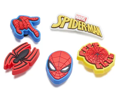 Spiderman Jibbitz Set - 5 Pack