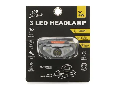 3 LED Headlamp