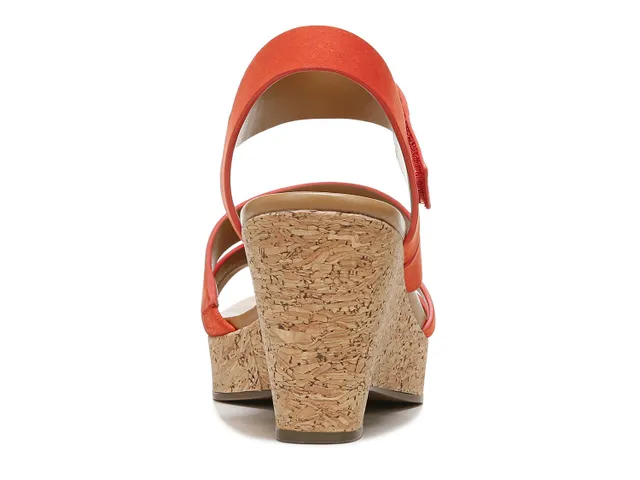 Florence Red Wedge Sandals- for Sale