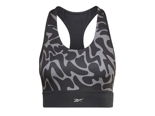 REEBOK Women's Reebok Classics Contour Floral Print Light-Support Sports Bra