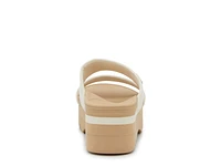 Banded Horizon Platform Sandal