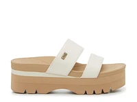 Banded Horizon Platform Sandal