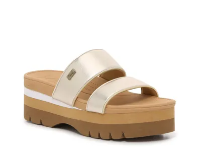 Banded Horizon Platform Sandal