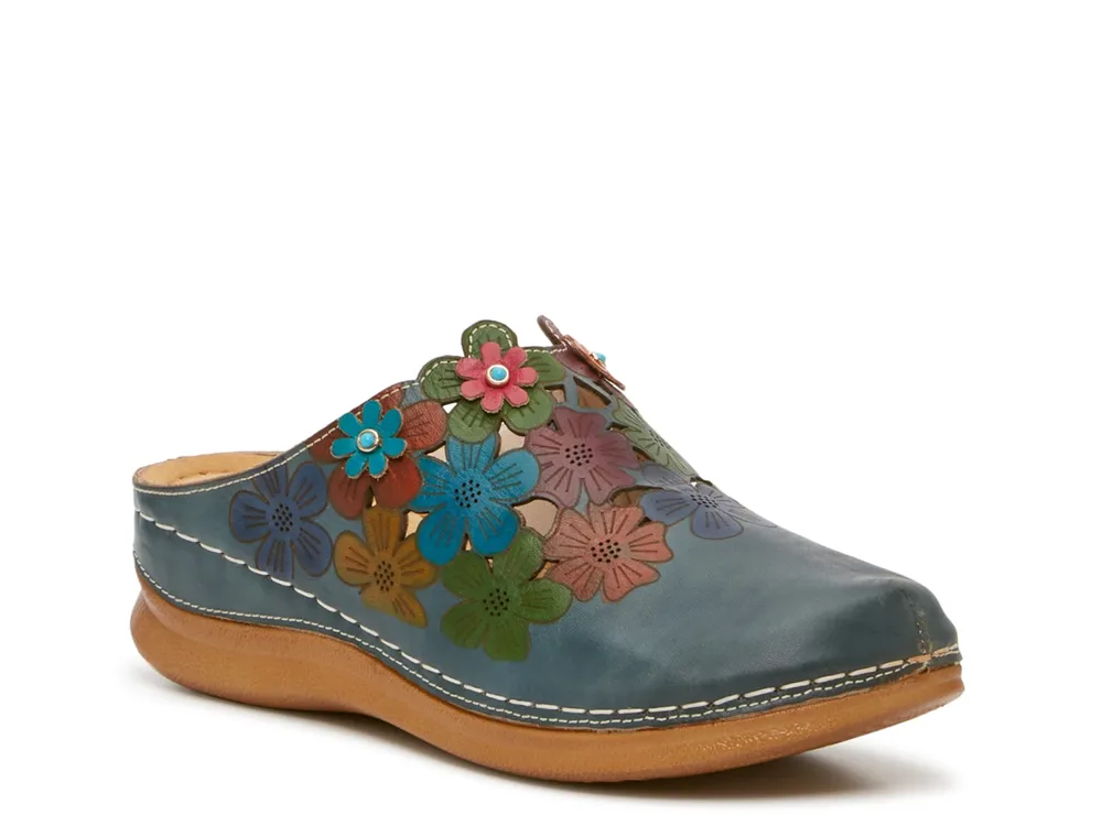 Iguan Floral Clog