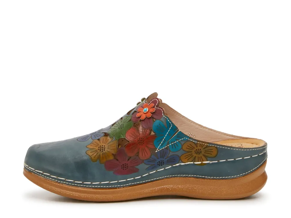 Iguan Floral Clog