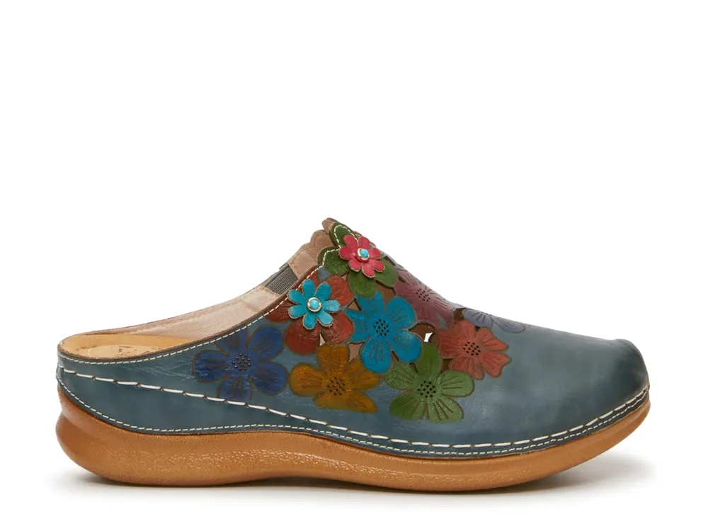 Iguan Floral Clog