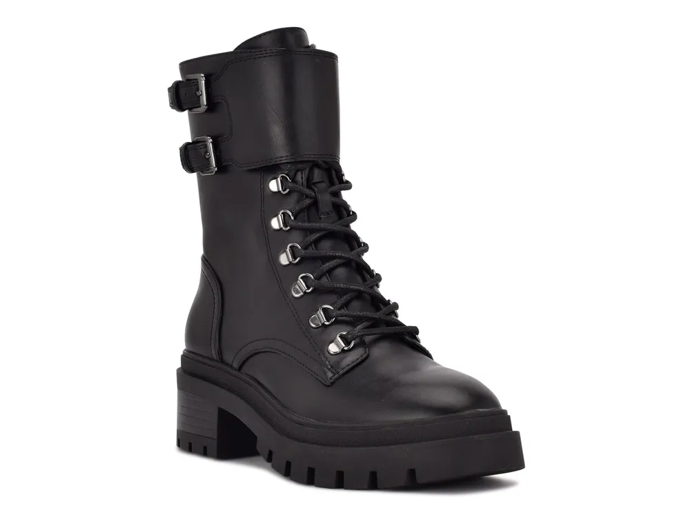 Halima Combat Bootie