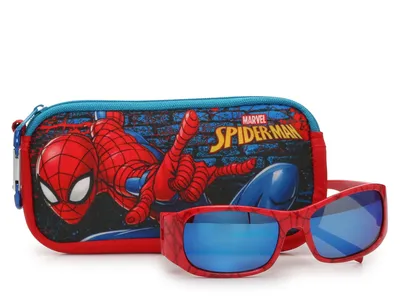 Spiderman Kids' Rectangle Sunglass Set
