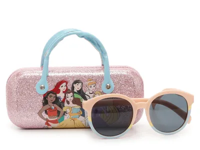 Disney Princess Kids' Round Sunglass Set