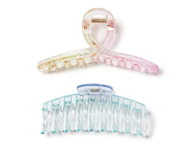 Translucent Claw Clip Set - 2 Pack