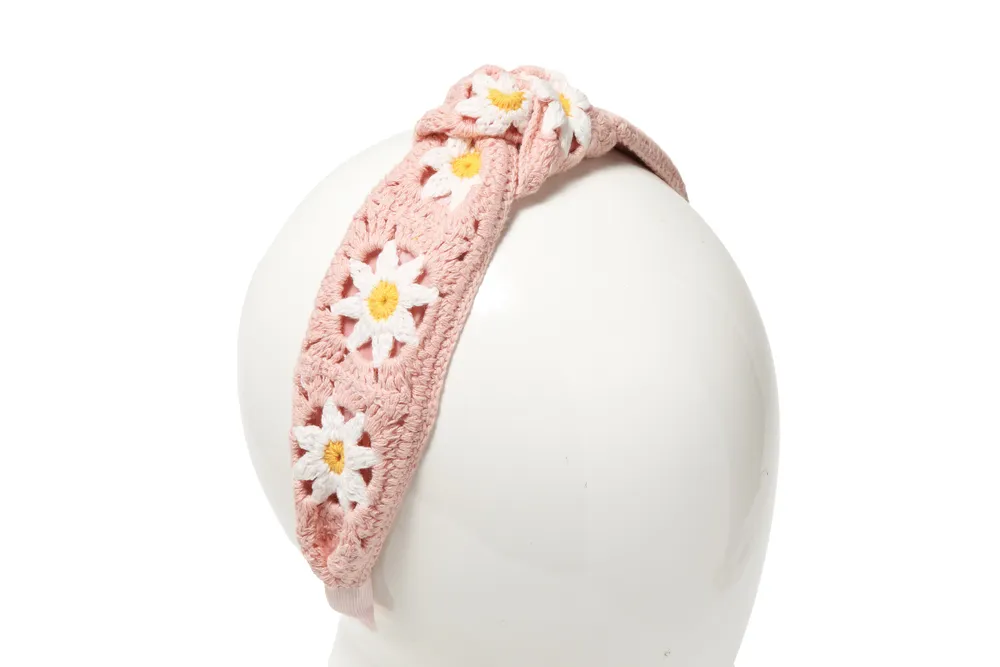 Crochet Daisy Headband