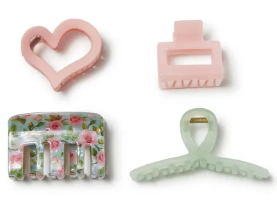 Assorted Claw Clips Set - Pack of 4