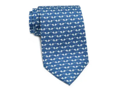 Elephant Print Tie